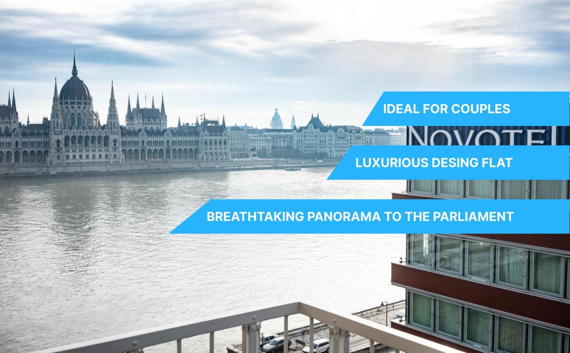 בודפשט Riverside Luxury Panorama Home - Smarttv, Fastwifi מראה חיצוני תמונה